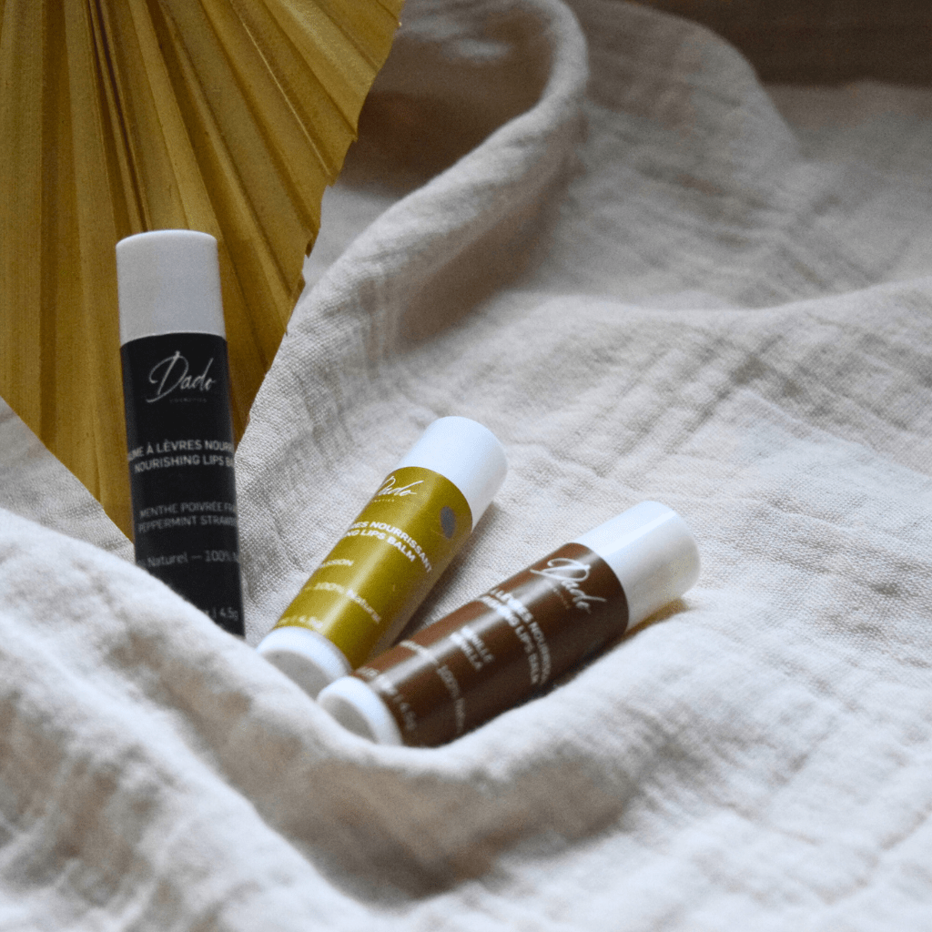 Baume lèvres baobab - 4 senteurs - Réparateur &amp; anti - âge - Dado Cosmetics