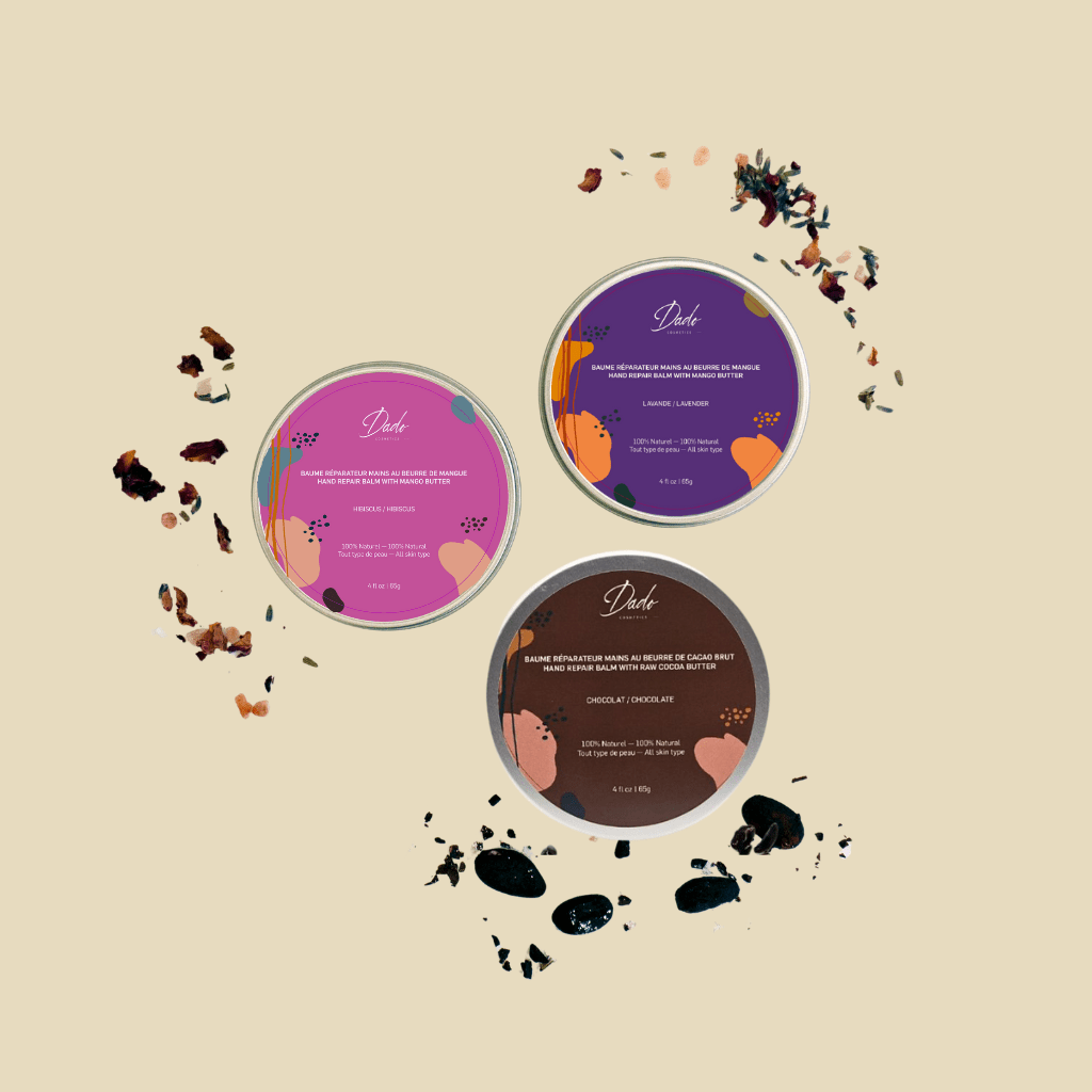 Baume mains réparateur - 3 senteurs - Dado Cosmetics