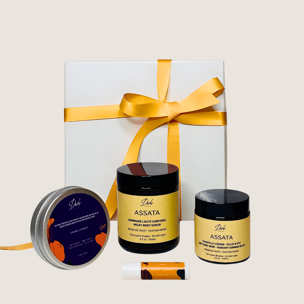 Coffret spa ASSATA | Éclat &amp; Monoi de Tahiti - Dado Cosmetics