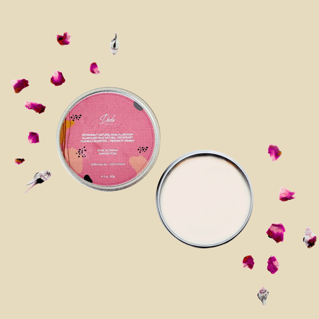 Déodorant naturel grossesse &amp; allaitement - Rose de Damas bio - Dado Cosmetics