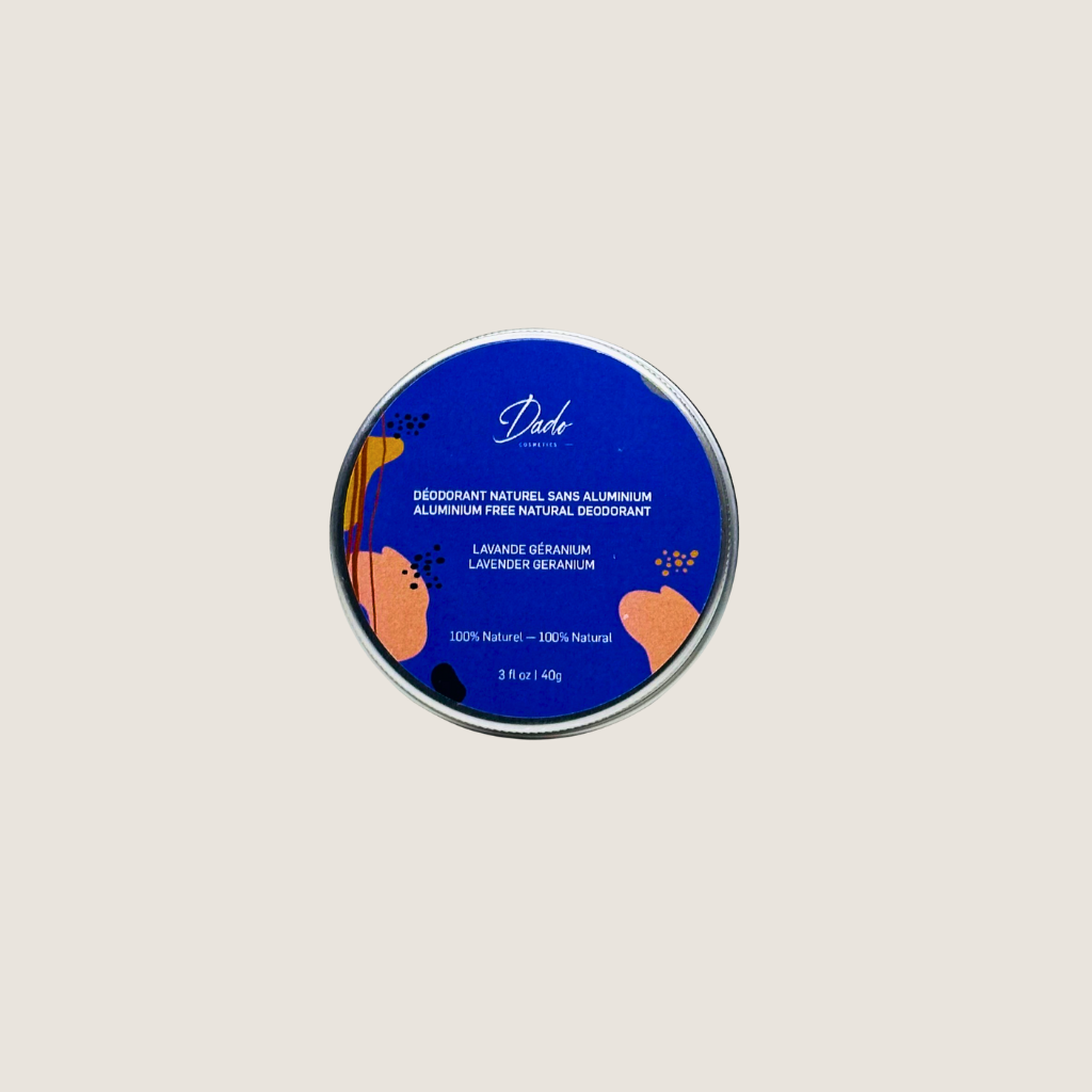 Déodorant naturel sans aluminium lavande géranium - Dado Cosmetics - 40g - 100% naturel