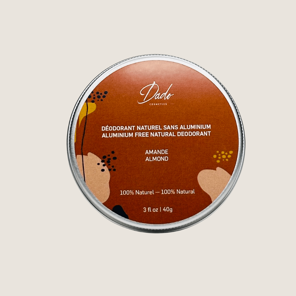 Déodorant naturel sans aluminium Dado amande 40g protection douce efficace