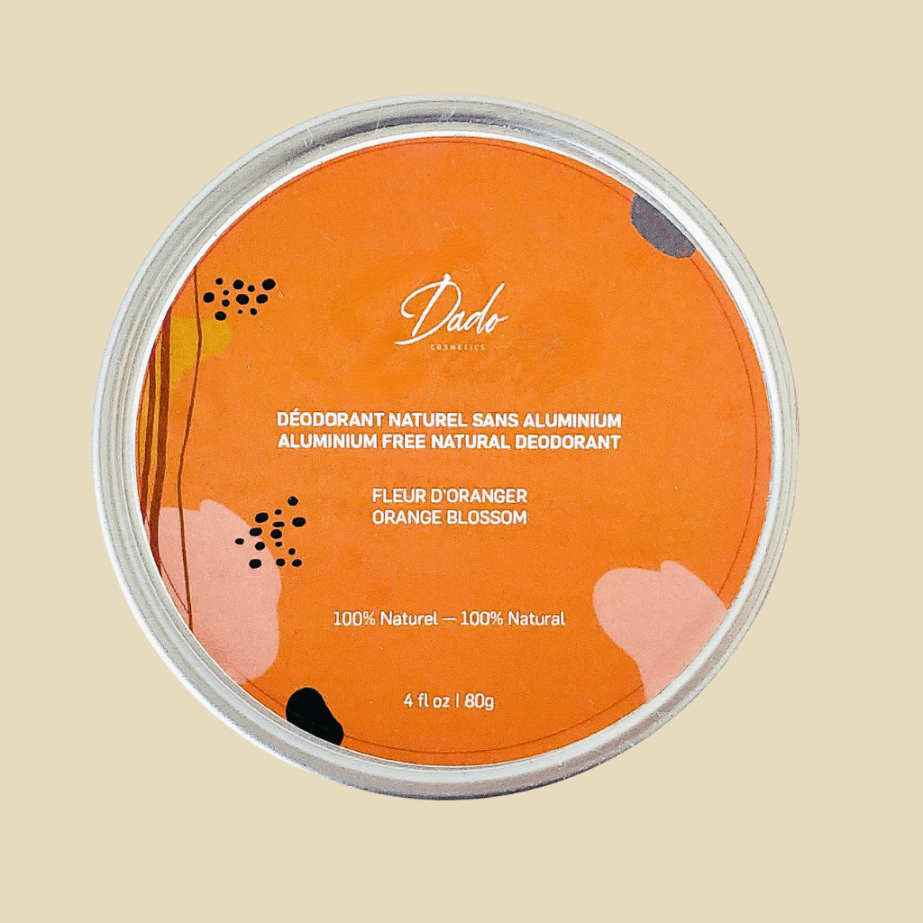 Déodorant naturel sans aluminium - Beurre de mangue bio - 4 senteurs - Dado Cosmetics