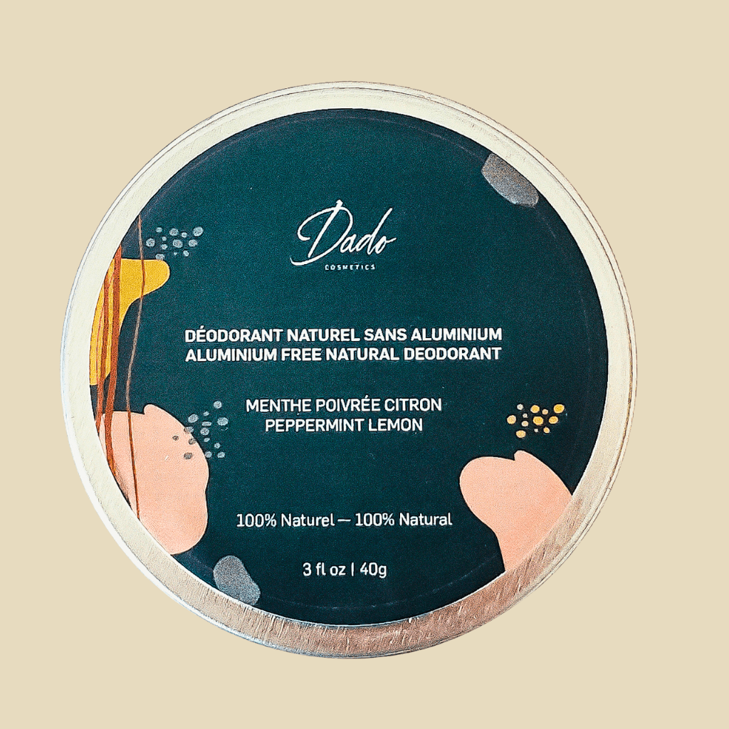 Déodorant naturel sans aluminium - Beurre de mangue bio - 4 senteurs - Dado Cosmetics