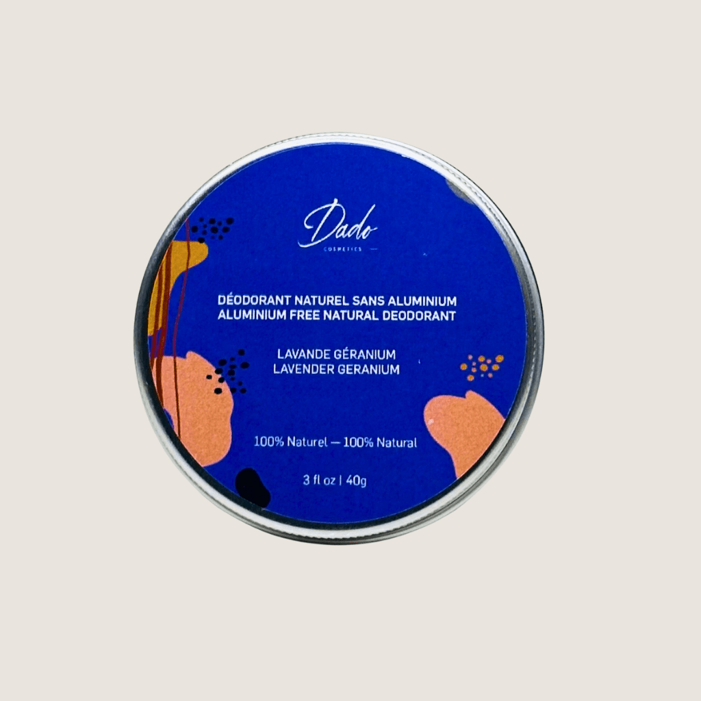 Déodorant naturel sans aluminium Dado lavande géranium 40g protection efficace