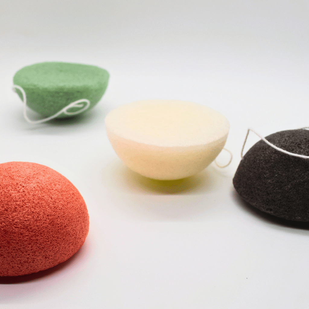 Éponge konjac visage - Nettoyante &amp; exfoliante - 4 types - Dado Cosmetics