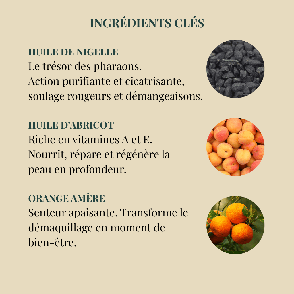 Huile nettoyante peau sèche | 59ml - Dado Cosmetics