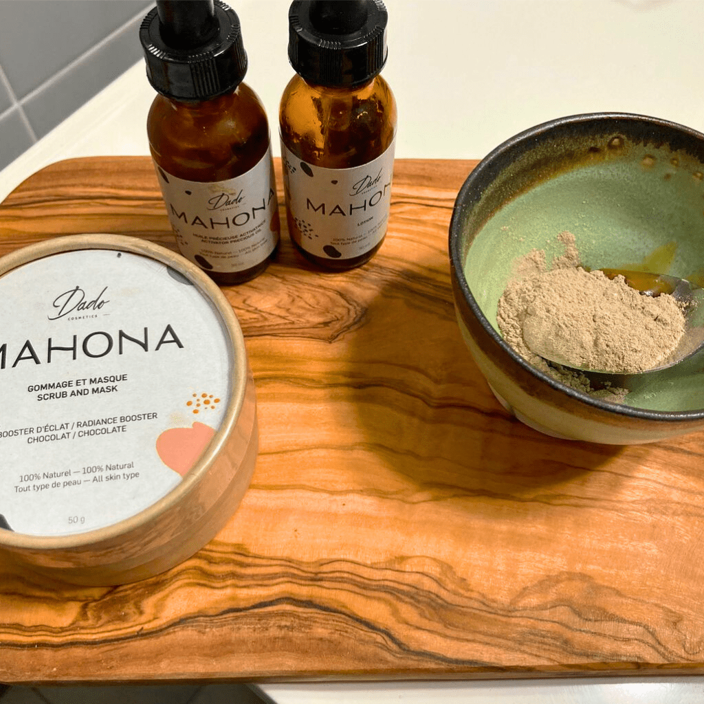 MAHONA - Gommage masque détox | Chocolat &amp; Argile Maroc - Dado Cosmetics