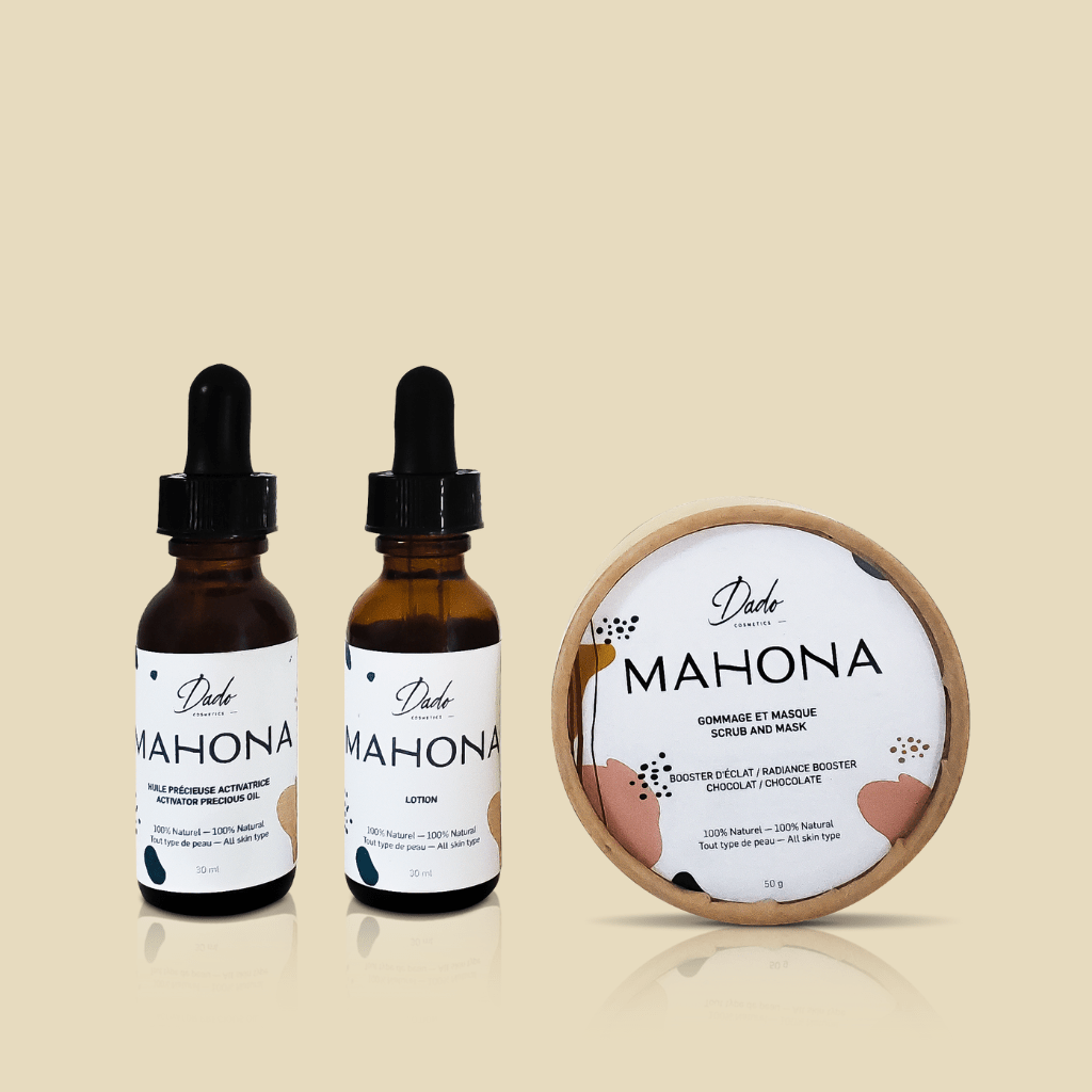 MAHONA - Gommage masque détox | Chocolat & Argile Maroc - Dado Cosmetics