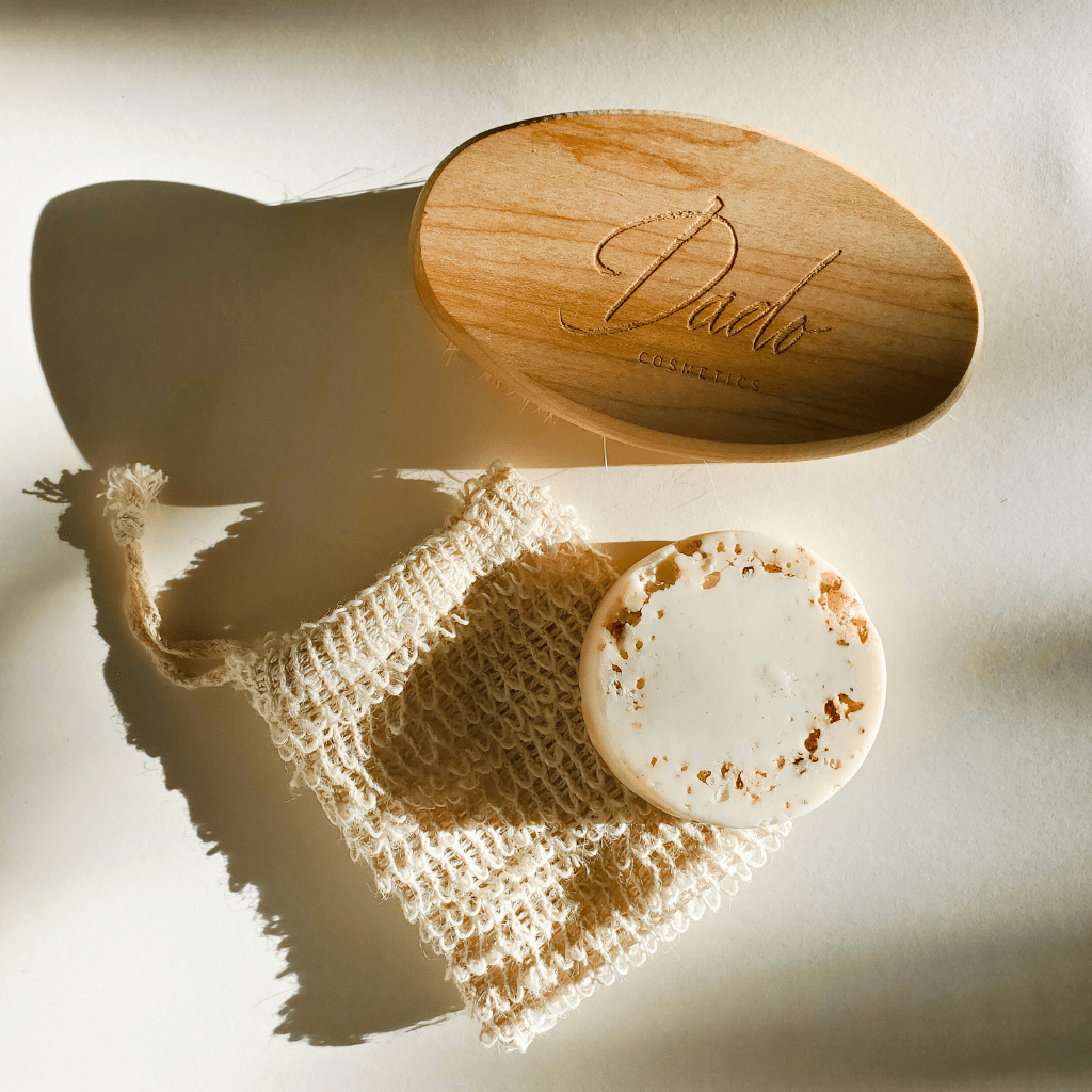 Sac savon sisal - Exfoliant &amp; rangement | Zéro déchet - Dado Cosmetics
