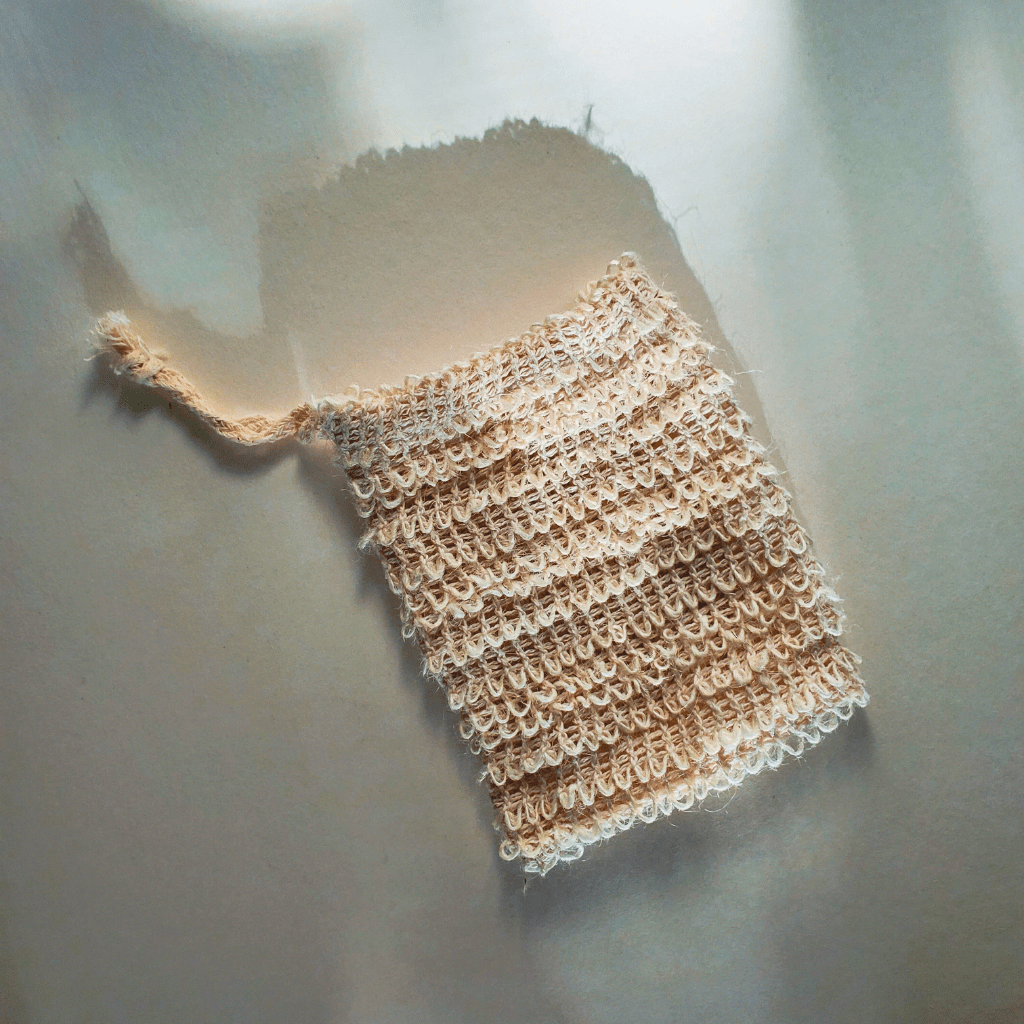 Sac savon sisal - Exfoliant &amp; rangement | Zéro déchet - Dado Cosmetics