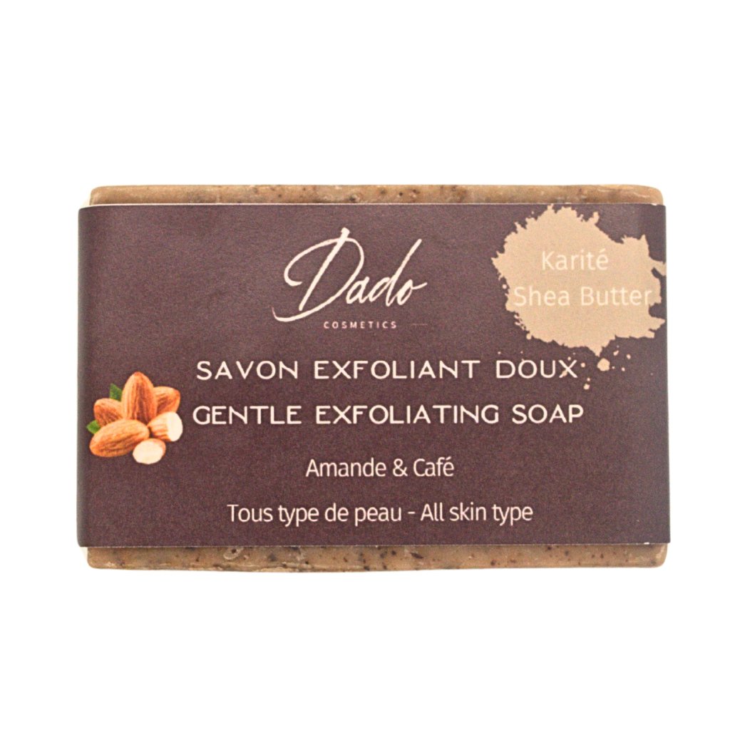 Savon exfoliant Amande & Café – Zéro déchet - Dado Cosmetics