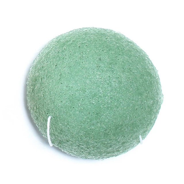 Eponge Konjac verte pour exfolier la peau mixte, 100% naturelle - Dado Cosmetics